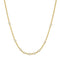 Gold Multi Station Round Stone Chain Necklace N066-05G