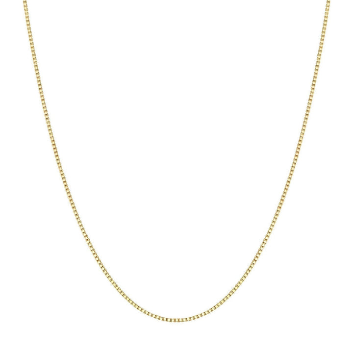 Gold Box Chain Necklace N068-02G
