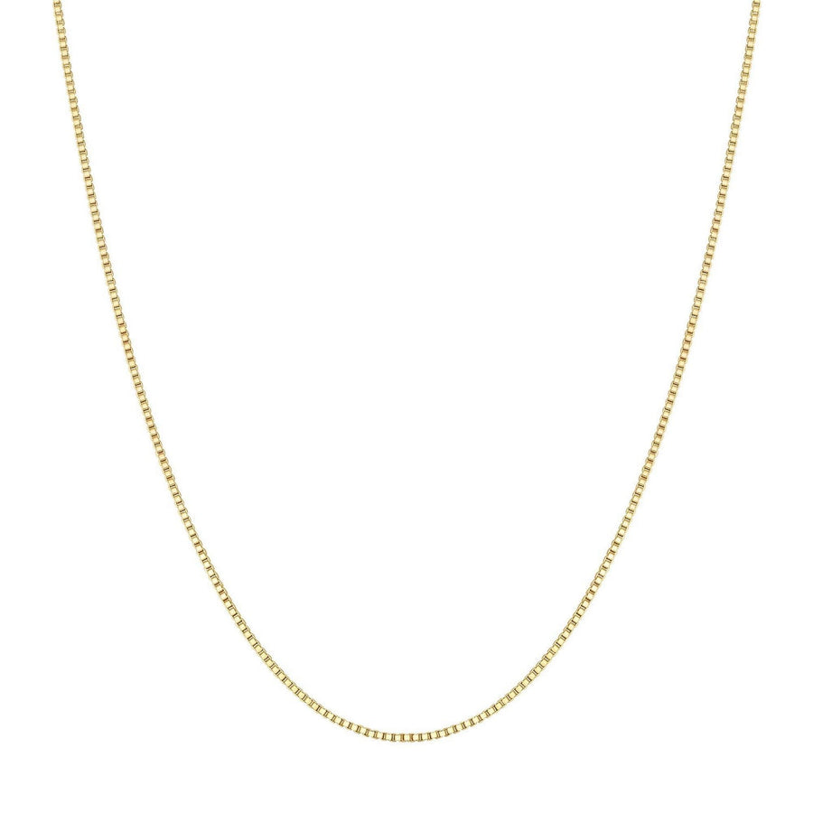 Gold Box Chain Necklace N068-02G