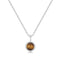 Silver Tiger Eye Pendant Necklace N068-04H-TE