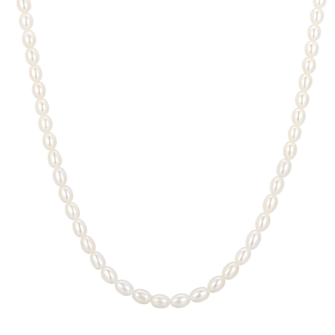 Gold Pearl Beaded Necklace N069-02G