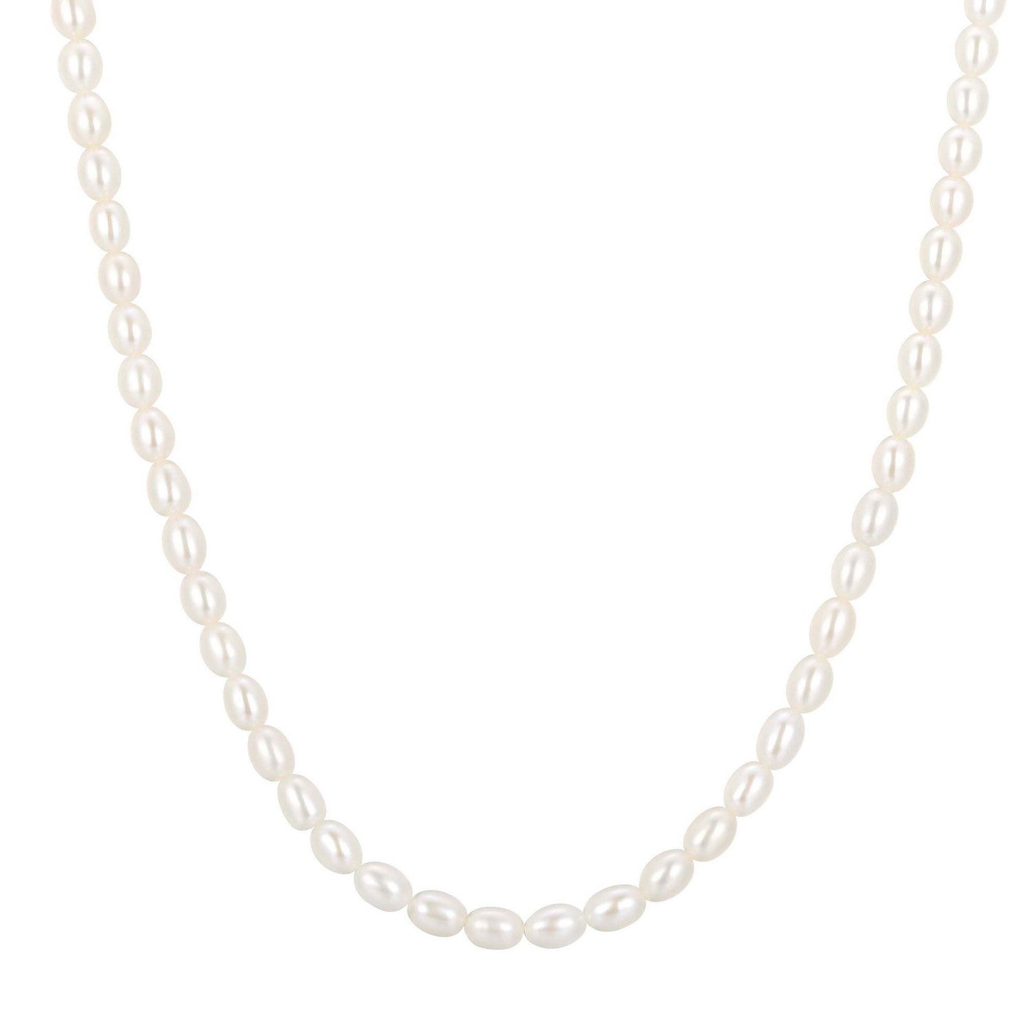 Gold Pearl Beaded Necklace N069-02G