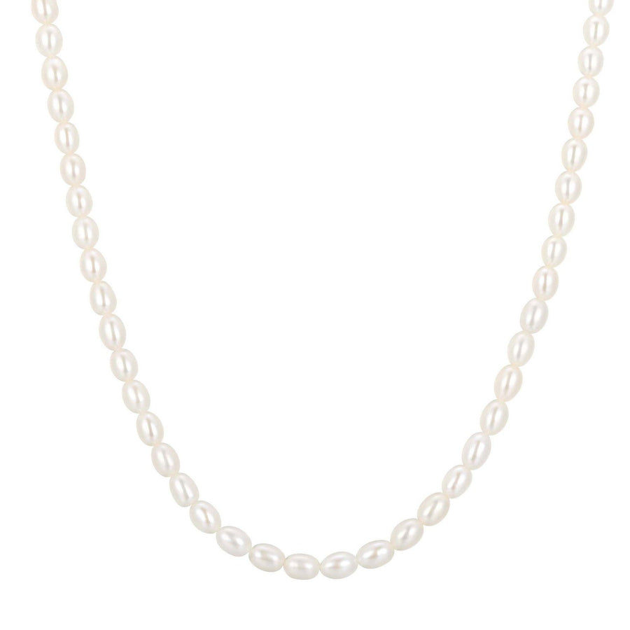 Gold Pearl Beaded Necklace N069-02G