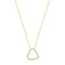 Gold Heart Necklace N071-06G