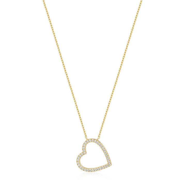 Gold Heart Necklace N071-06G