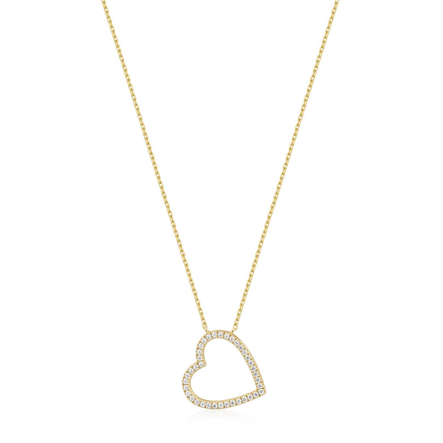 Gold Heart Necklace N071-06G