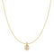 Ania Haie Gold Modern Bezel-Set Solitaire Necklace N072-01G