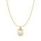 Ania Haie Gold Square Mother-Of-Pearl Necklace N072-02G