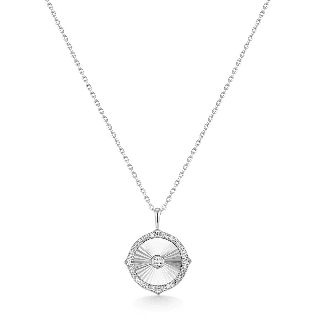 Ania Haie Silver Shell Pearl & Bezel-Set Sparkle Bracelet B075-01H