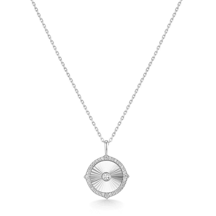 Ania Haie Silver Shell Pearl & Bezel-Set Sparkle Bracelet B075-01H