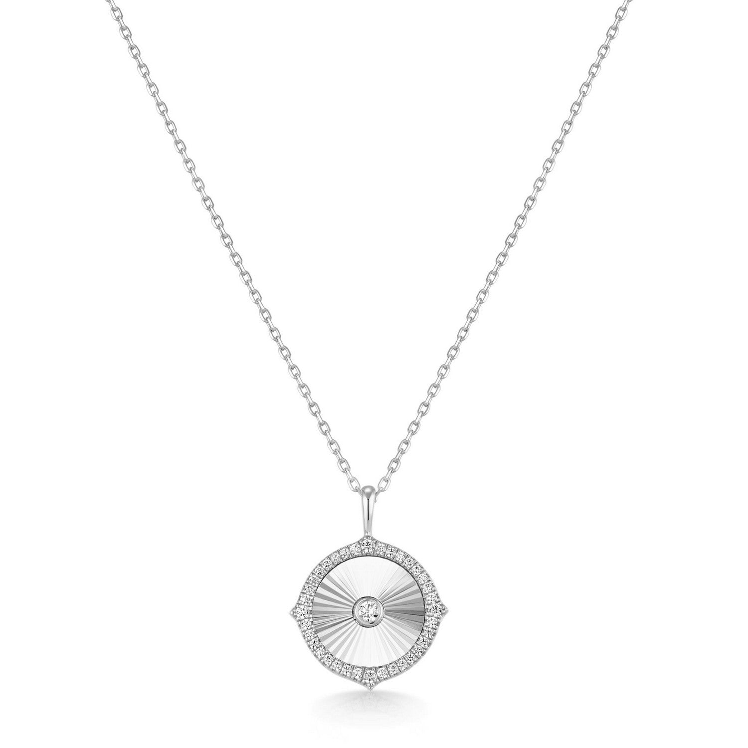 Ania Haie Silver Shell Pearl & Bezel-Set Sparkle Bracelet B075-01H
