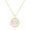 Ania Haie Gold Evil Eye Mother-Of-Pearl Medallion Necklace N072-05G