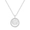 Ania Haie Silver Evil Eye Mother-Of-Pearl Medallion Necklace N072-05H
