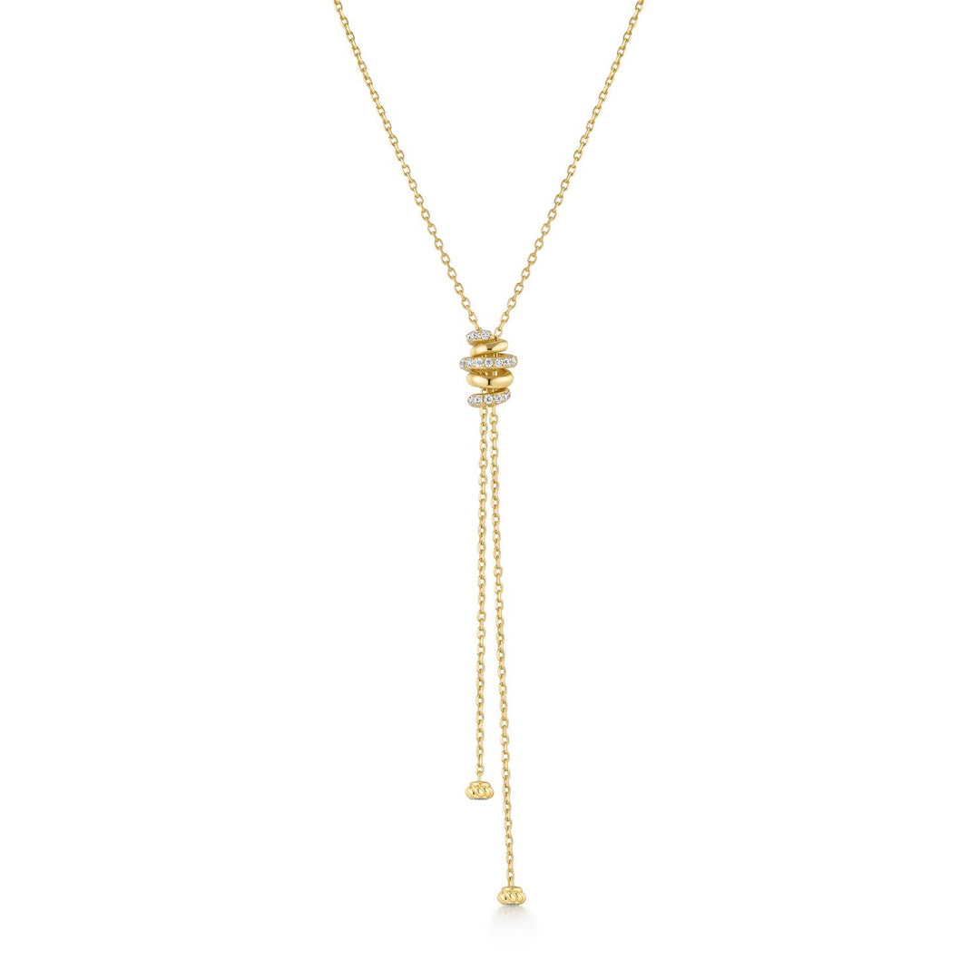 Ania Haie Gold Twisted Rope Lariat Necklace N072-07G