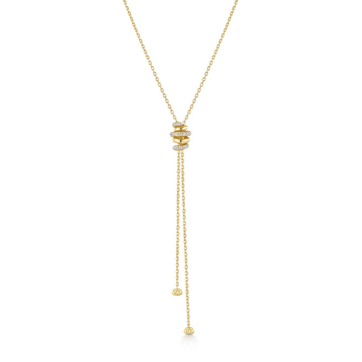 Ania Haie Gold Twisted Rope Lariat Necklace N072-07G