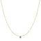 Ania Haie Gold Bezel-Set Lab-Created Turquoise Solitaire Necklace N073-01G