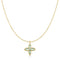 Ania Haie Gold Mint Green Lucky Clover Necklace N073-03G