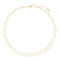 Ania Haie Gold Double Chain Bead Station Necklace N073-04G