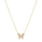 Ania Haie Gold Butterfly Pavé Necklace N073-07G