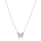 Ania Haie Silver Butterfly Pavé Necklace N073-07H
