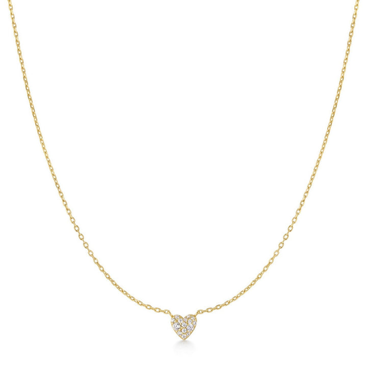 Ania Haie Gold Pavé Heart Necklace N074-01G