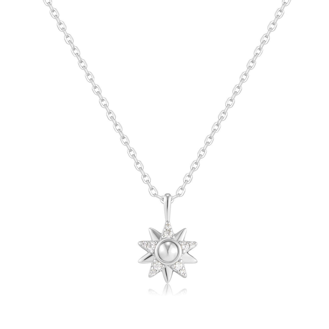 Ania Haie Silver Sunburst Necklace N074-03H