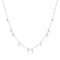 Ania Haie Silver Droplet Station Necklace N074-08H
