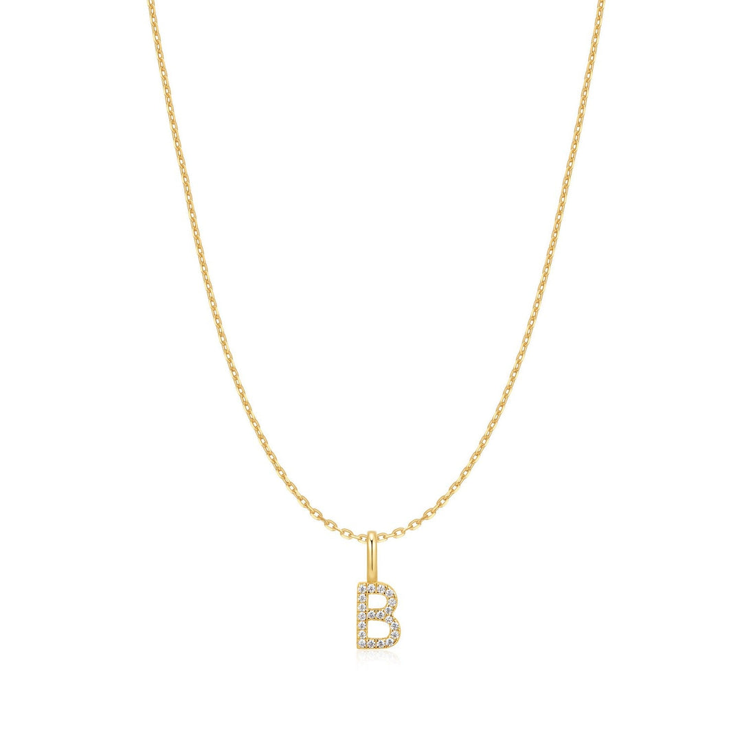 Ania Haie Gold Letter B Initial Necklace N074-10G