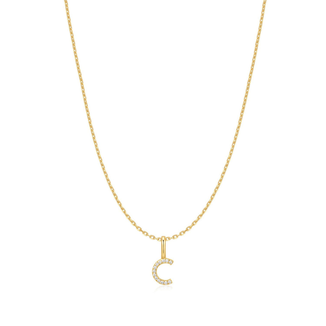 Ania Haie Gold Letter C Initial Necklace N074-11G