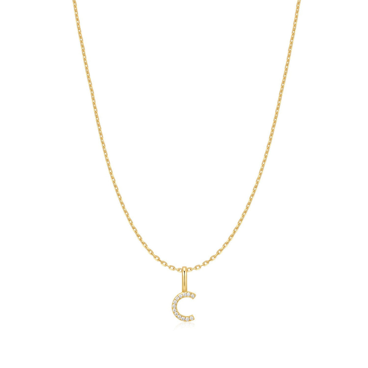 Ania Haie Gold Letter C Initial Necklace N074-11G
