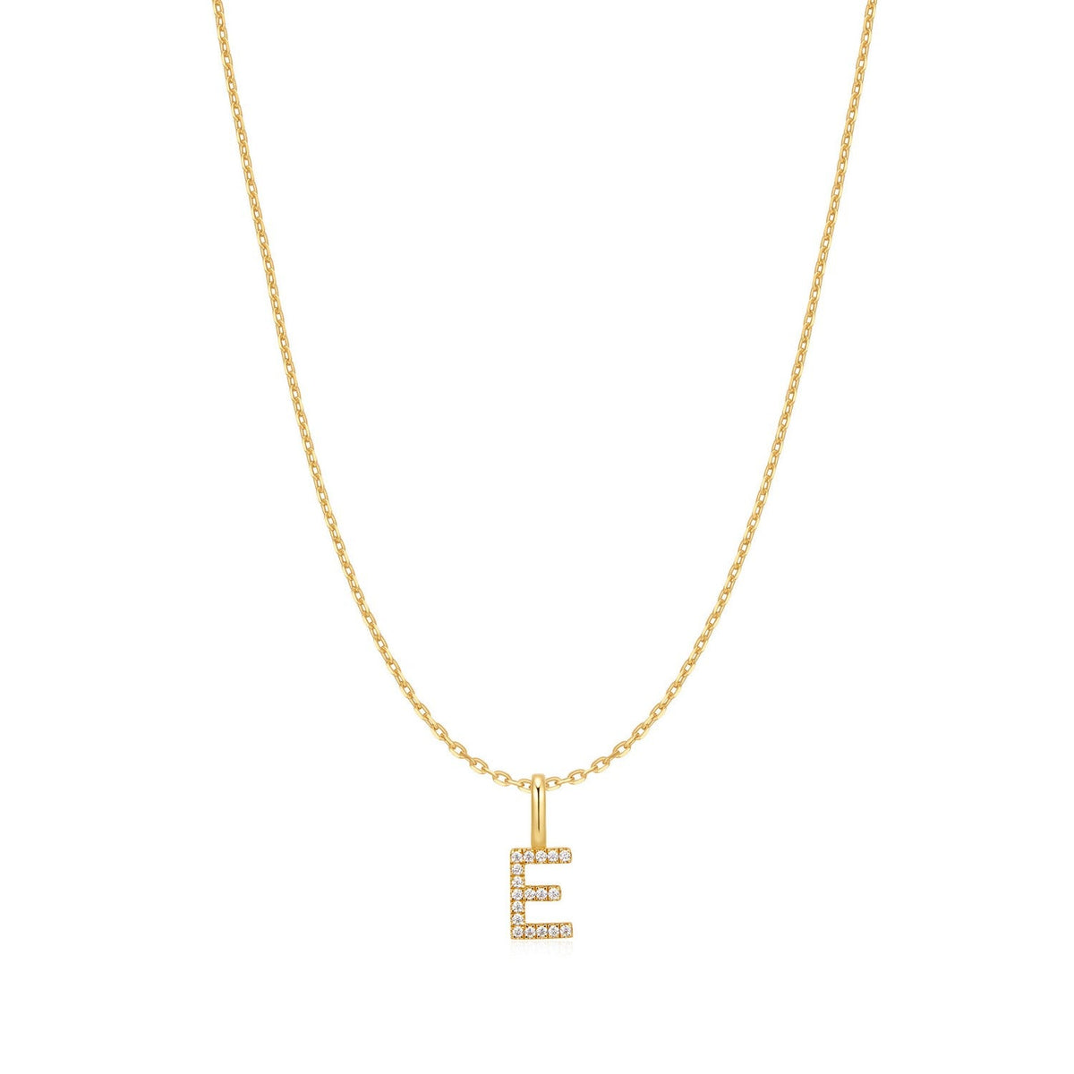 Ania Haie Gold Letter E Initial Necklace N074-13G