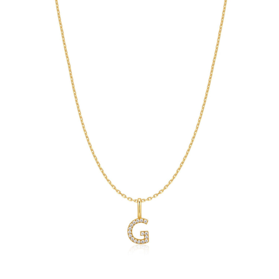 Ania Haie Gold Letter G Initial Necklace N074-15G