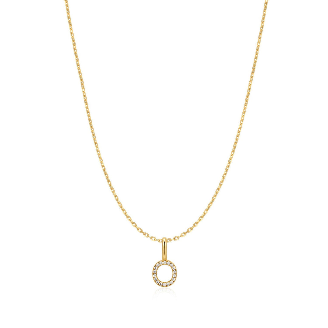 Ania Haie Gold Letter O Initial Necklace N074-23G