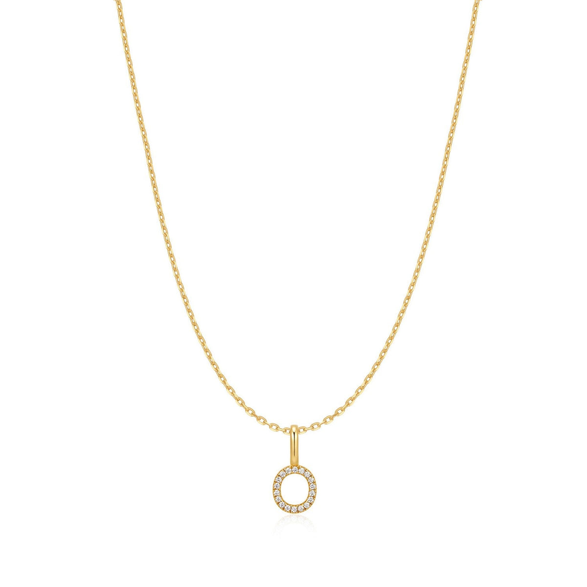Ania Haie Gold Letter O Initial Necklace N074-23G