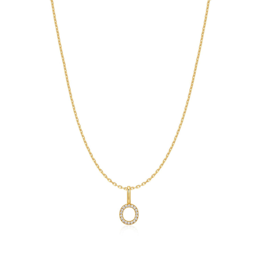 Ania Haie Gold Letter O Initial Necklace N074-23G