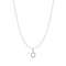 Ania Haie Silver Letter O Initial Necklace N074-23H