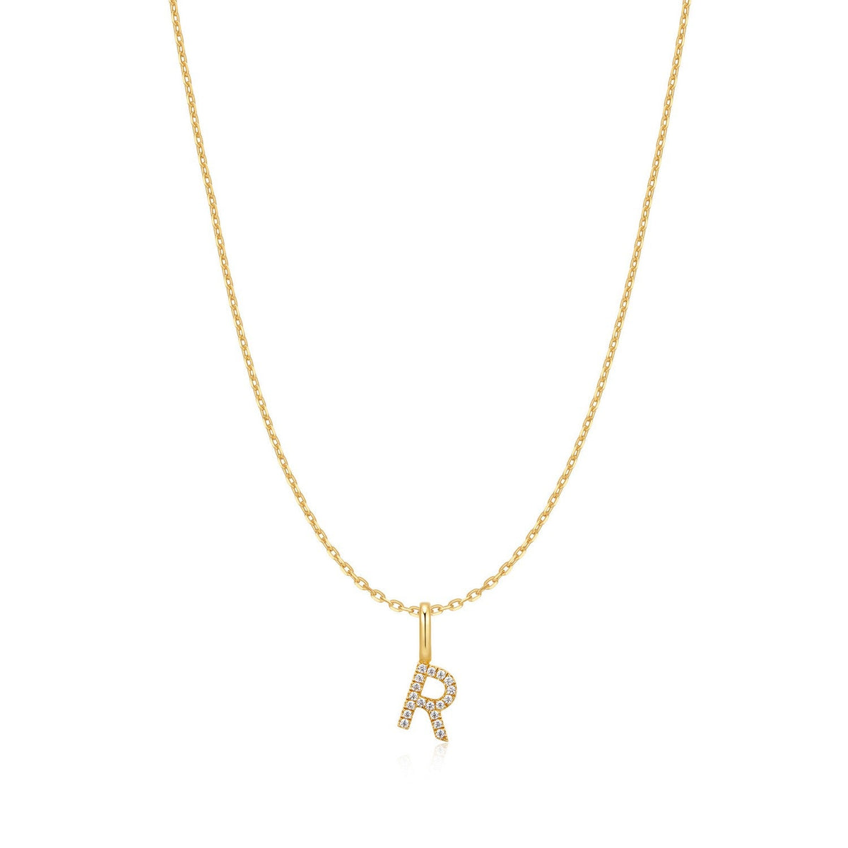Ania Haie Gold Letter R Initial Necklace N074-26G