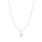 Ania Haie Silver Letter V Initial Necklace N074-30H