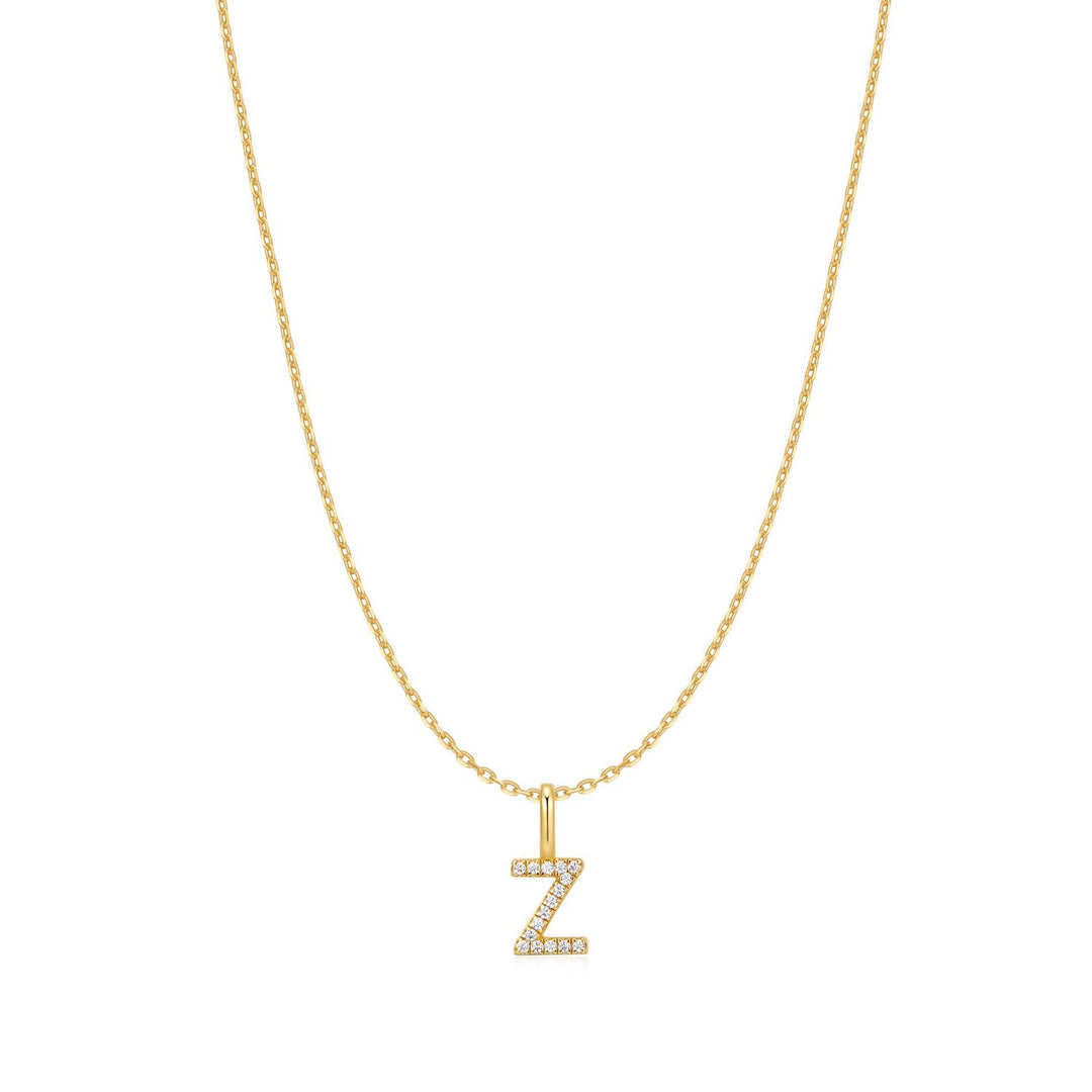 Ania Haie Gold Letter Z Initial Necklace N074-34G