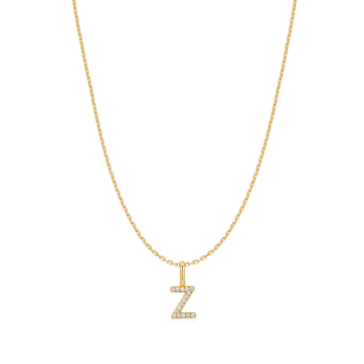 Ania Haie Gold Letter Z Initial Necklace N074-34G
