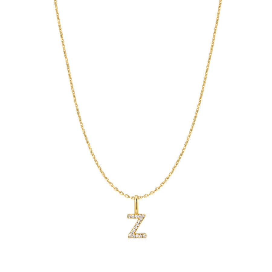 Ania Haie Gold Letter Z Initial Necklace N074-34G
