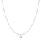 Ania Haie Silver Classic Bezel-Set Solitaire Necklace N075-01H