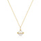 Ania Haie Gold Shell Pearl Halo Evil-Eye Necklace N075-02G