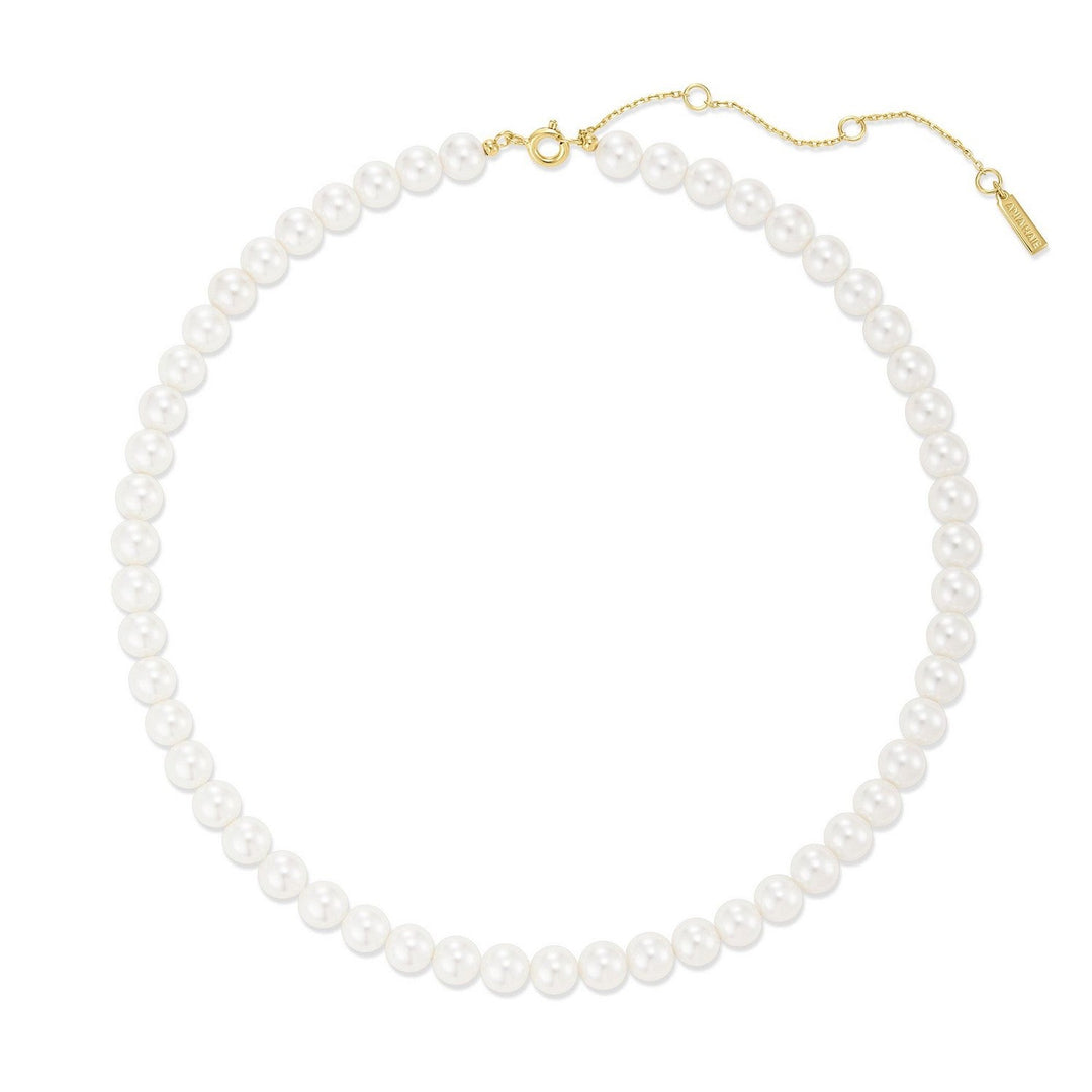 Ania Haie Gold Classic Shell Pearl Beaded Necklace N075-03G