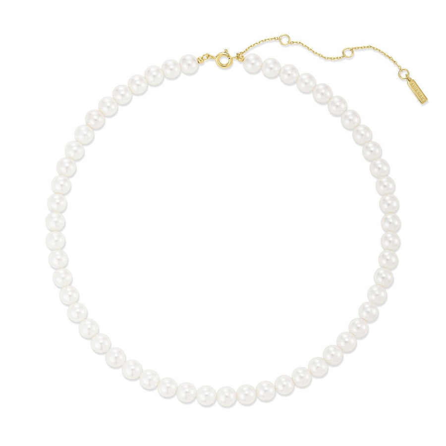 Ania Haie Gold Classic Shell Pearl Beaded Necklace N075-03G