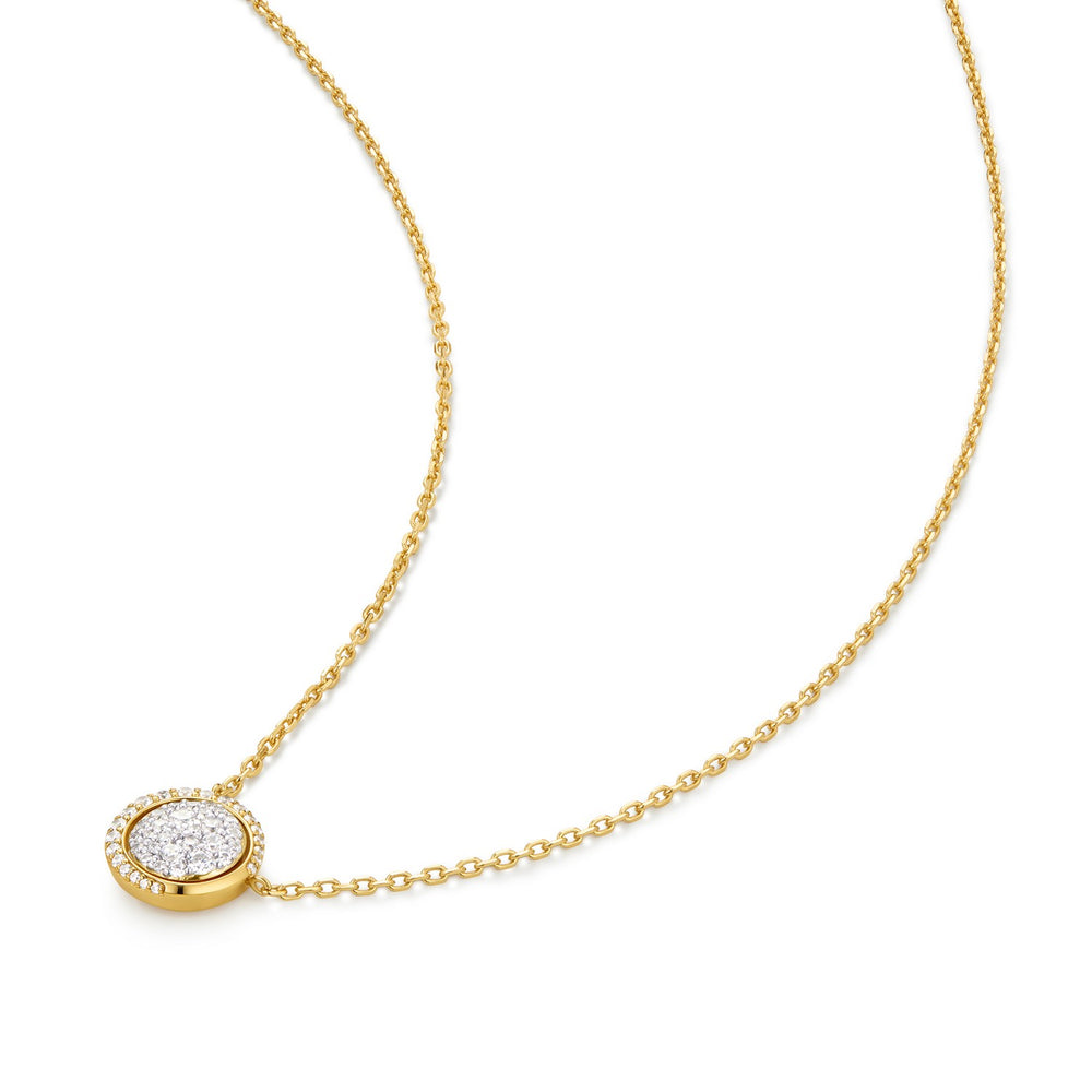 Ania Haie Gold Reversible Pavé Moon Evil-Eye Necklace N075-04G