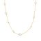 Ania Haie Gold Asymmetric Shell Pearl Station Necklace N075-05G