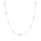 Ania Haie Silver Asymmetric Shell Pearl Station Necklace N075-05H