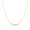 Ania Haie Gold Graduated Bezel-Set Necklace N075-08G