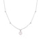 Ania Haie Silver Bezel-Set Station Necklace With Shell Pearl Pendant N075-09H